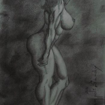 Pintura titulada "Desnudo 25" por Fernando Lucio Ocampo-Sandy, Obra de arte original, Oleo