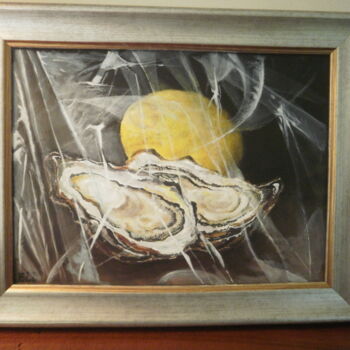 Pittura intitolato "wrapped-oysters-001…" da Ocean Kansas, Opera d'arte originale, Acrilico