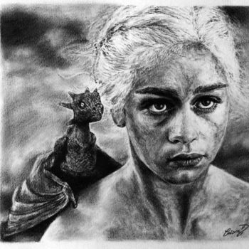 Drawing titled "Game of Thrones- Da…" by Océane Duclos, Original Artwork