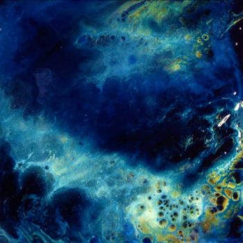 Картина под названием "Galaxie" - R.Montalieu, Подлинное произведение искусства, Другой