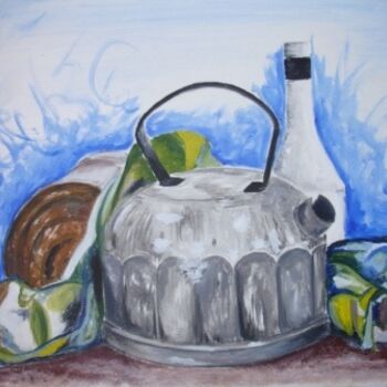 Schilderij getiteld "still_life_acrylic.…" door Cesc, Origineel Kunstwerk