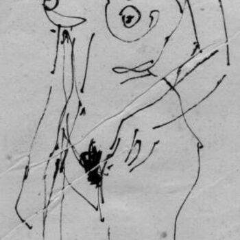 Drawing titled "Apunt" by Ocell, Original Artwork