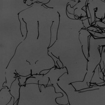 Zeichnungen mit dem Titel "Apunt" von Ocell, Original-Kunstwerk
