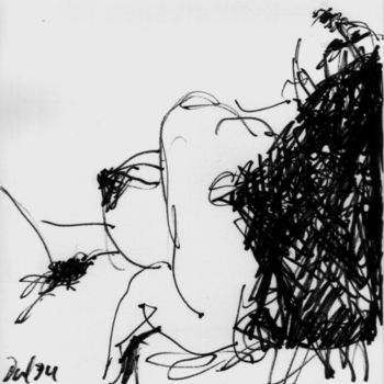 Drawing titled "Apunt" by Ocell, Original Artwork