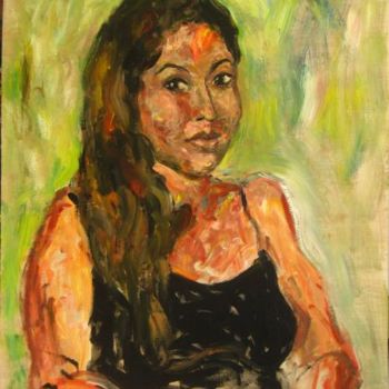 Painting titled "Fernanda" by Ocell, Original Artwork