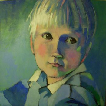 Painting titled "Gabriel" by Odile Chodkiewicz, Original Artwork, Acrylic