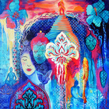 Картина под названием "Ma Gamaya" - Marianna Ochyra, Подлинное произведение искусства, Акрил