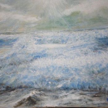Peinture intitulée "Mer agitée" par Ode, Œuvre d'art originale