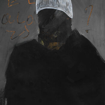 Painting titled "Le roi" by Odetka Tuduri, Original Artwork, Acrylic