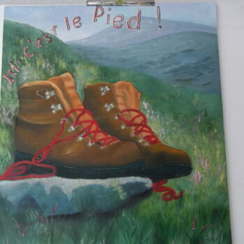 绘画 标题为“La montagne  c'est…” 由Odette Carre (Etchevers M-J), 原创艺术品, 丙烯