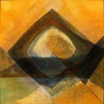Peinture intitulée "un mètre carré de p…" par Maurice Odic, Œuvre d'art originale, Huile