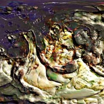 Pintura titulada "les nuits du bout d…" por Maurice Odic, Obra de arte original, Oleo