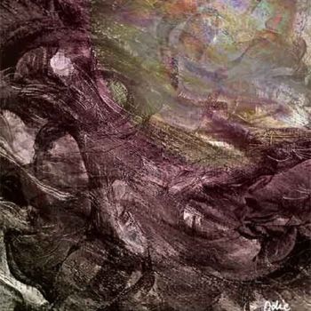 Картина под названием "mutation lors d'une…" - Maurice Odic, Подлинное произведение искусства, Масло