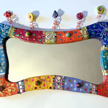 Design titled "miroir mosaïque joy…" by Odile Maffone, Original Artwork, Accessories