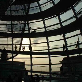 Fotografie mit dem Titel "Berlin Reichstag" von Odile, Original-Kunstwerk