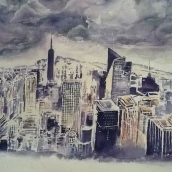 Pintura titulada "New York" por Ode, Obra de arte original, Oleo