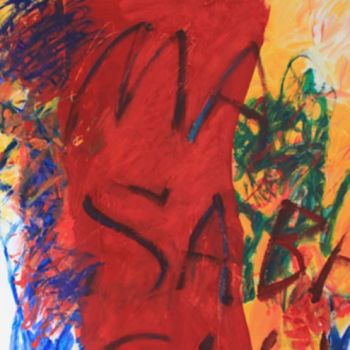 Картина под названием "Ma Sabah" - Bernard Filippi, Подлинное произведение искусства, Акрил Установлен на Деревянная рама дл…