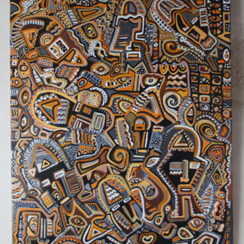 Peinture intitulée "Huile 2010" par Oge, Œuvre d'art originale, Huile