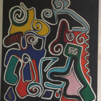 Peinture intitulée "Huile 2007" par Oge, Œuvre d'art originale, Huile