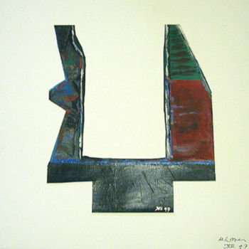 Картина под названием "Untitled" - Oggi Ogburn, Подлинное произведение искусства