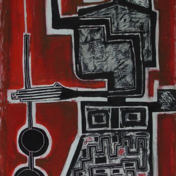 Painting titled "Faust" by Ciro, Original Artwork, Acrylic