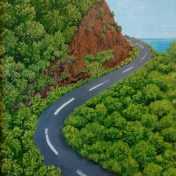 Картина под названием "Дорога к мечте.jpg" - Оджан Наумкин, Подлинное произведение искусства, Масло