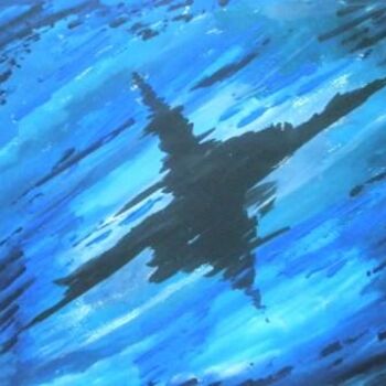Malerei mit dem Titel "Thunderstorm" von Don ( Rahul Ojha), Original-Kunstwerk
