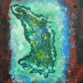Malerei mit dem Titel "An Island on the Pa…" von Don ( Rahul Ojha), Original-Kunstwerk