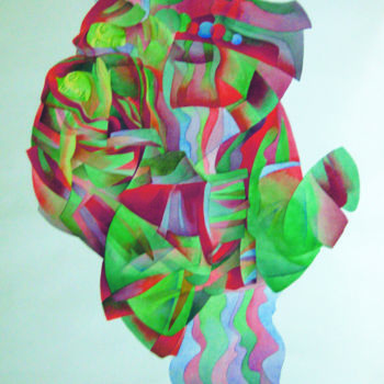 Картина под названием "Ивана Купала" - Oksana Prudnikova, Подлинное произведение искусства, Акварель