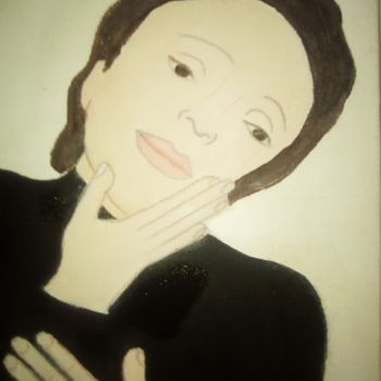 Painting titled "Edith Piaf" by Pulsart, Original Artwork