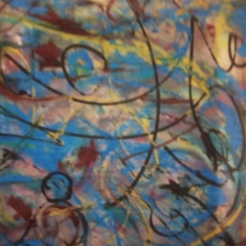 Painting titled "Geste et Mouvement…" by Pulsart, Original Artwork