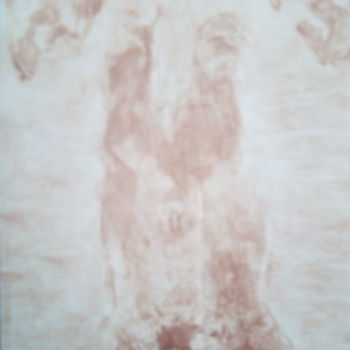 Peinture intitulée "Empreinte du corps…" par Pulsart, Œuvre d'art originale