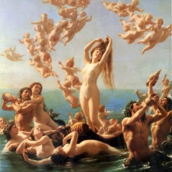 Painting titled "Divine Art: Naked F…" by Okdimension, Original Artwork, Ink