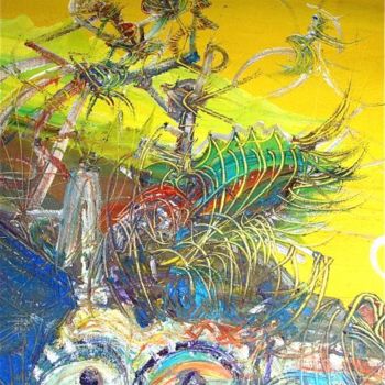 Painting titled "Esprit du désert" by Oleg Kolesov (OKO), Original Artwork
