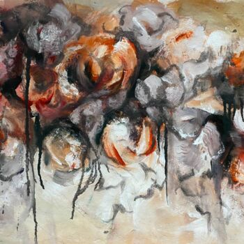 Pittura intitolato "Pantone flowers" da Oksana Almiz, Opera d'arte originale, Acrilico