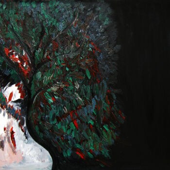 Картина под названием "Reincarnation" - Oksana Budnichenko, Подлинное произведение искусства, Масло