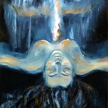 Картина под названием "Исход души" - Оксана Мацик (Oriyana), Подлинное произведение искусства, Масло