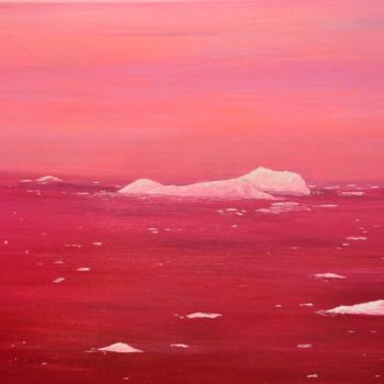 "Антарктида. Закаты.…" başlıklı Tablo Оксана Рябова tarafından, Orijinal sanat, Petrol