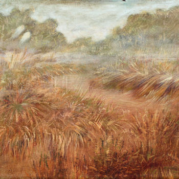 Peinture intitulée "Early morning" par Oksana Veber, Œuvre d'art originale, Huile