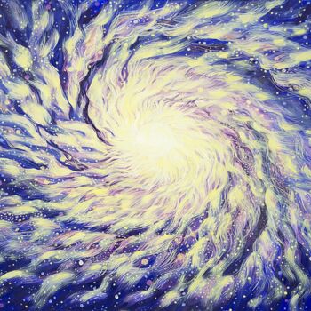 Картина под названием ""Галактика Любви"" - Оксана Верстюк, Подлинное произведение искусства, Масло