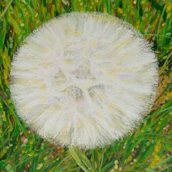 Картина под названием ""Лёгкость одуванчик…" - Оксана Верстюк, Подлинное произведение искусства, Акрил Установлен на Другая…