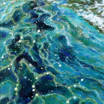Картина под названием ""Живая вода"3" - Оксана Верстюк, Подлинное произведение искусства, Акрил