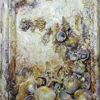 Коллажи под названием ""Морское дно 2"" - Оксана Притула, Подлинное произведение искусства, Коллажи