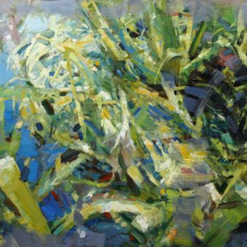 Pintura intitulada "River herbs, large…" por Eugene Segal, Obras de arte originais, Óleo