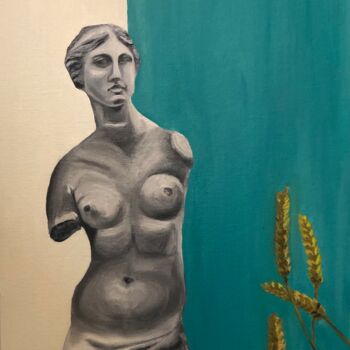 Pittura intitolato "Венера" da Ol Ga Mazalova, Opera d'arte originale, Olio