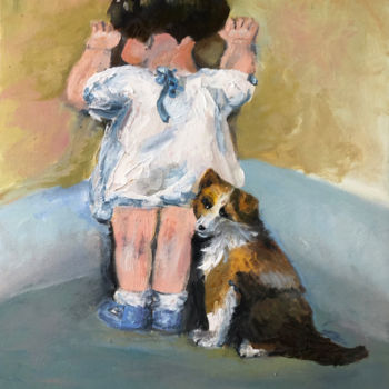 Картина под названием "In Disgrace" - Оля Мэри, Подлинное произведение искусства, Масло