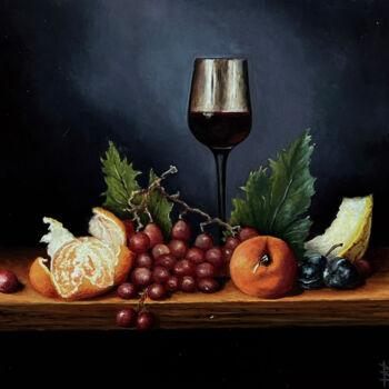 Painting titled "Still life III" by Oleg Baulin, Original Artwork, Oil