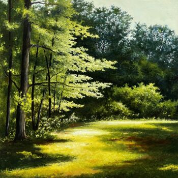Malerei mit dem Titel "Sunny day" von Oleg Baulin, Original-Kunstwerk, Öl