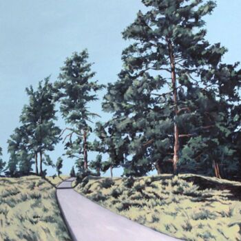 Pintura titulada "Betonweg" por Oleg Breininger, Obra de arte original, Oleo