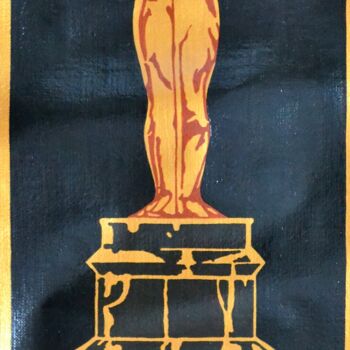 Schilderij getiteld "Оскар" door Oleg Kuleshov, Origineel Kunstwerk, Olie